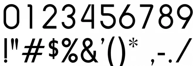 RockyPlainOpti Font OTHER CHARS