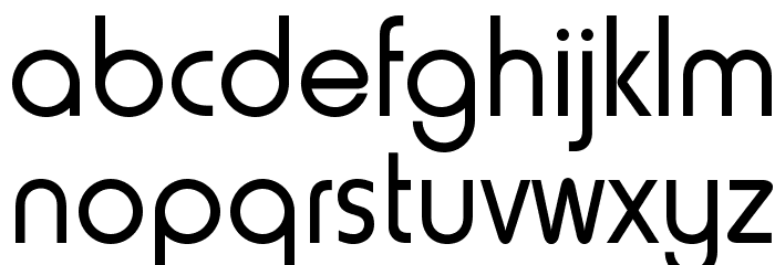 RockyPlainOpti Font LOWERCASE