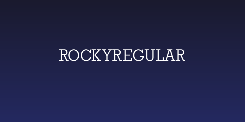 RockyRegular Social Header