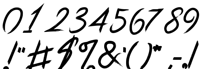 Rockybilly Font OTHER CHARS