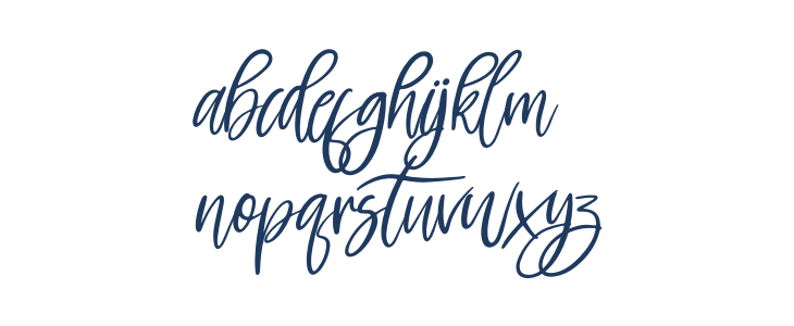 Rockybrown Italic Lowercase