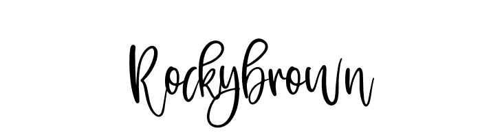 Rockybrown  font caratteri gratis