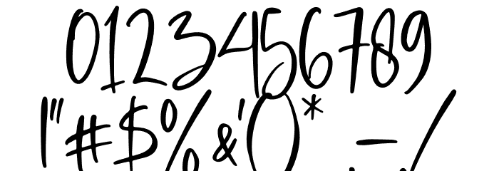 Rockybrown Font OTHER CHARS