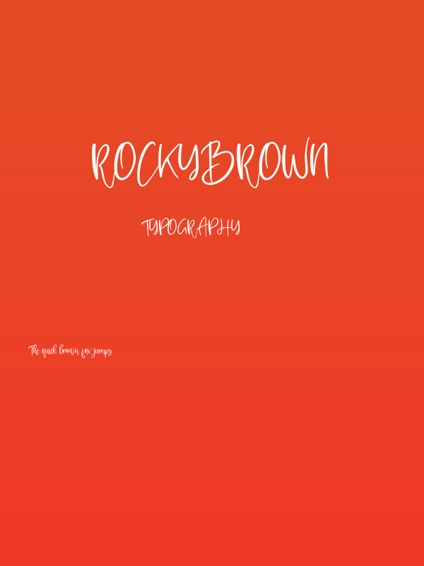 Rockybrown Poster