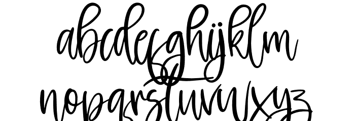 Rockybrown Font LOWERCASE