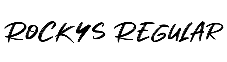 Rockys Regular  免费字体下载