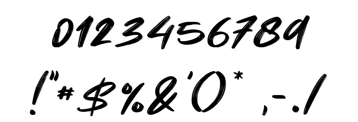Rockys Regular Font OTHER CHARS