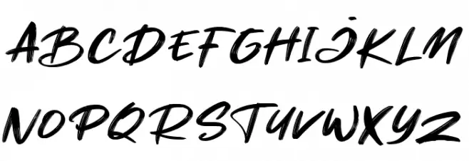Rockys Regular Schriftart Groß