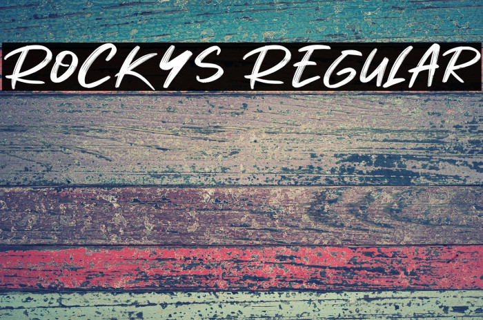 Rockys Regular Example 1