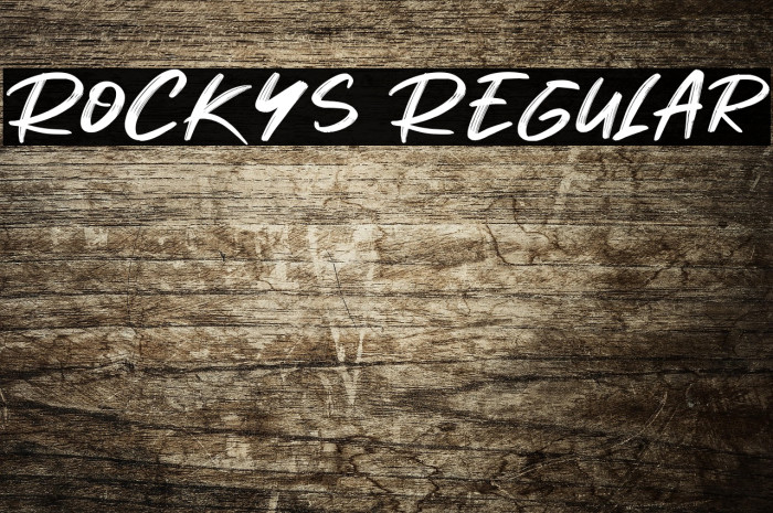 Rockys Regular Example 2