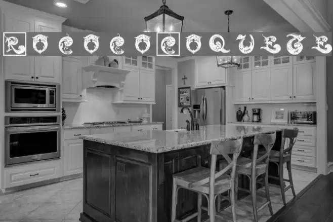 RococoCoquete Font examples