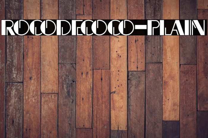 Rocodecoco-Plain Example 1