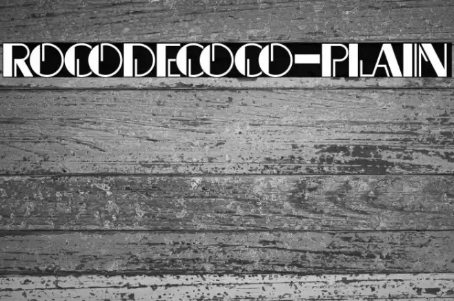 Rocodecoco-Plain Font examples