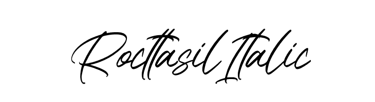 Rocttasil Italic  नि: शुल्क फ़ॉन्ट्स डाउनलोड