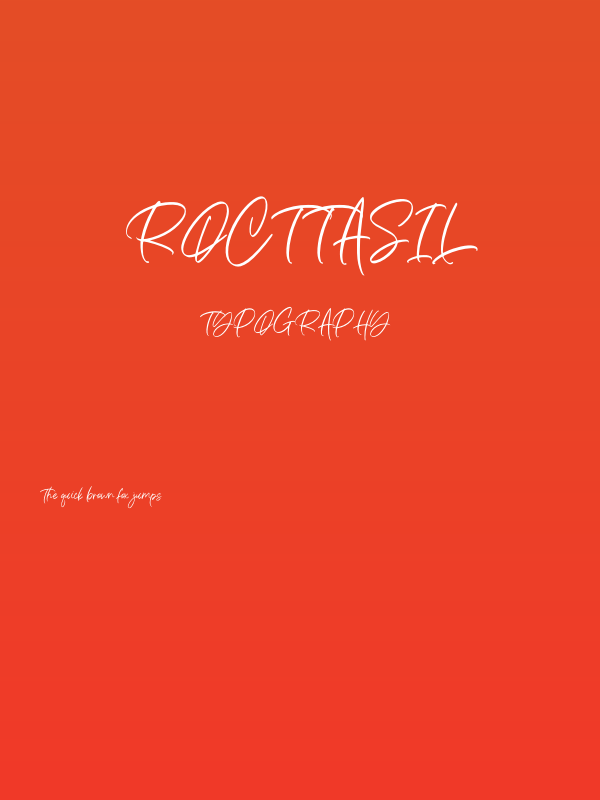 Rocttasil Poster