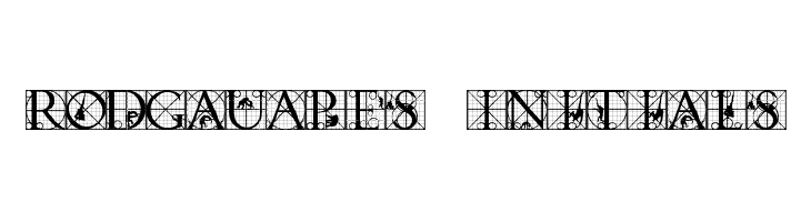 RodGauApes Initials  Fuentes Gratis Descargar