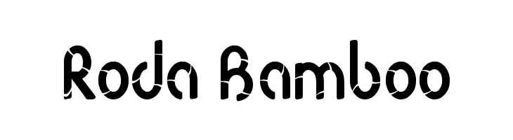 Roda Bamboo  Descarca Fonturi Gratis