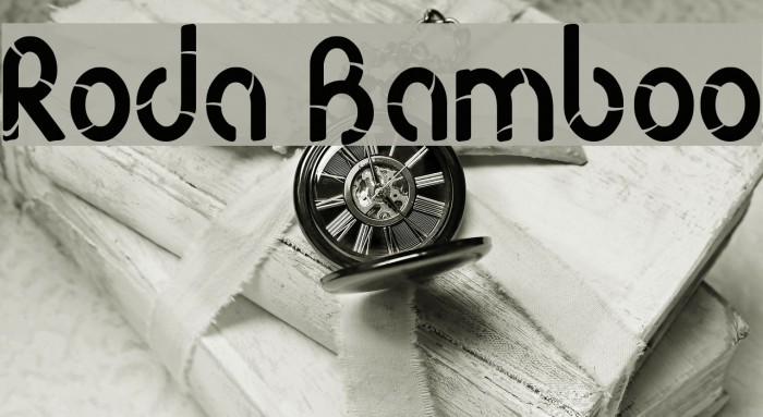 Roda Bamboo Polices examples