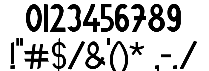 Roda Font OTHER CHARS