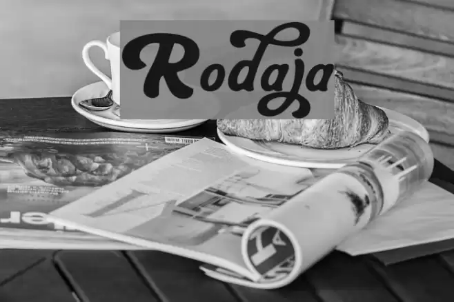 Rodaja Font examples