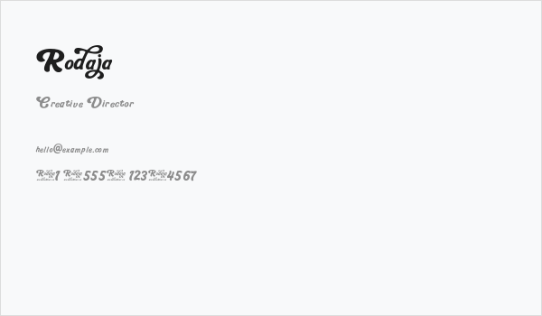 Rodaja Business Card