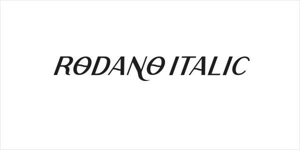 Rodano Italic Logo