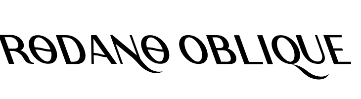 Rodano Oblique  Fuentes Gratis Descargar