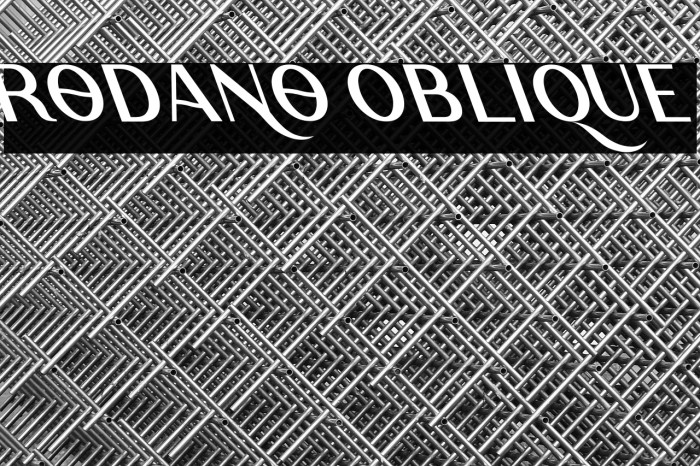 Rodano Oblique Example 1