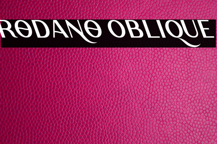 Rodano Oblique Example 2