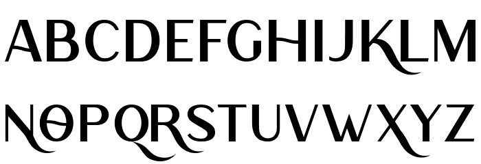 Rodano Font LOWERCASE