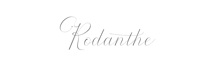 Rodanthe  免费字体下载