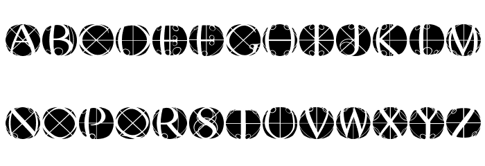 RodauButtonsInverse Font LOWERCASE