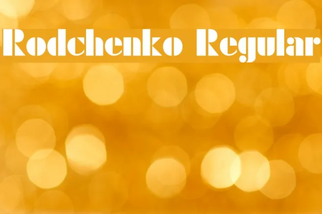 Rodchenko Regular Example 2
