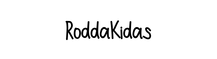 Rodda Kidas  नि: शुल्क फ़ॉन्ट्स डाउनलोड