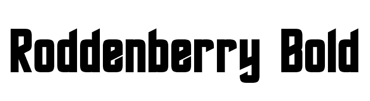 Roddenberry Bold Font