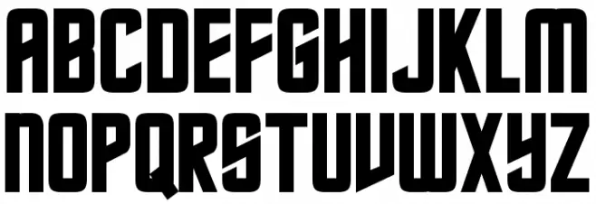 Roddenberry Bold Font Litere mari