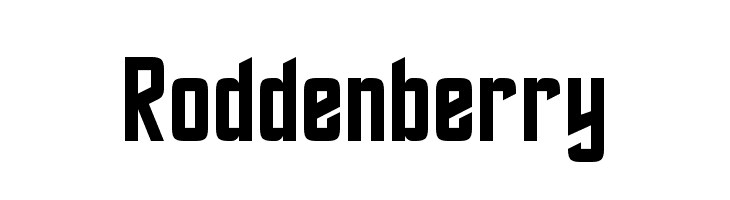 Roddenberry  Free Fonts Download