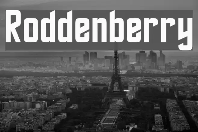 Roddenberry Font examples