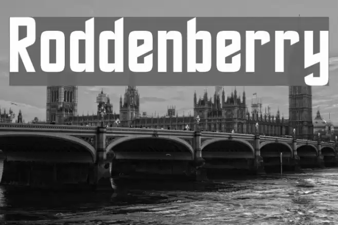 Roddenberry Font examples