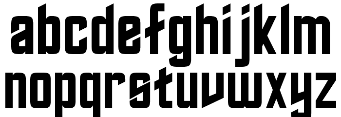 Roddenberry Font LOWERCASE