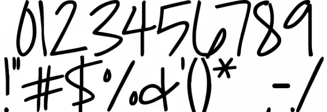 Roddy Bold Font OTHER CHARS