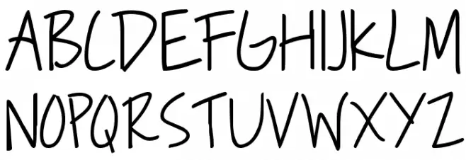 Roddy Bold Schriftart Groß