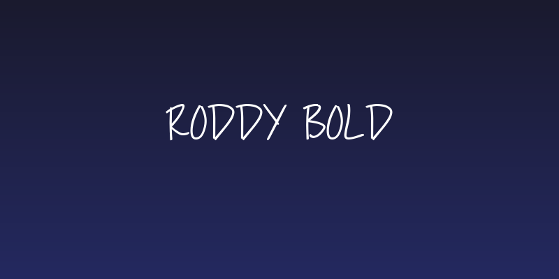 Roddy Bold Social Header