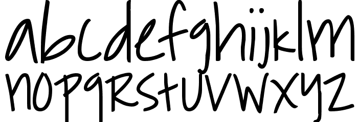 Roddy Bold Font LOWERCASE