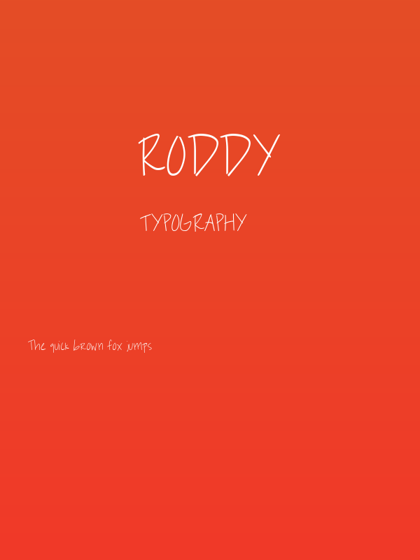 Roddy Poster
