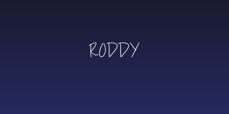 Roddy Social Header