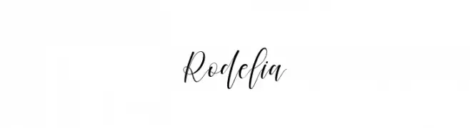 Rodelia  免费字体下载