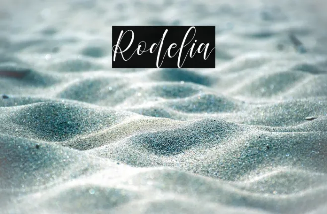 Rodelia Example 3