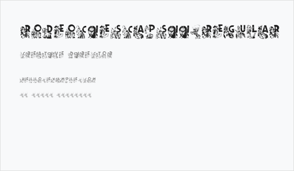 RodeoCIESCAPSII-Regular Business Card