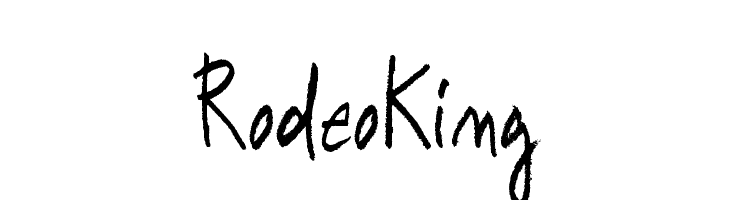 RodeoKing  Free Fonts Download